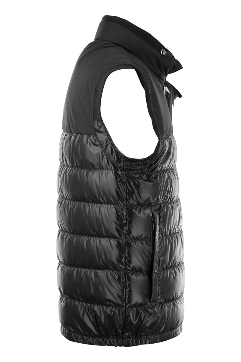 MONCLER Classic Black Summer Vest for Men