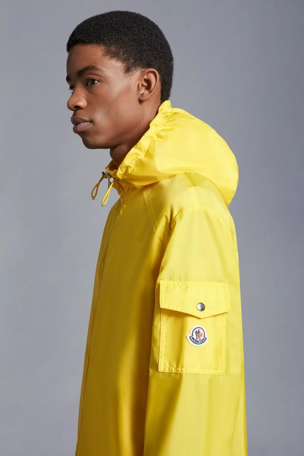 MONCLER Sleek Active Jacket in Bold Yellow for Men - SS24