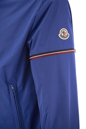 MONCLER Dark Blue Men's Polyester Outerwear for SS24