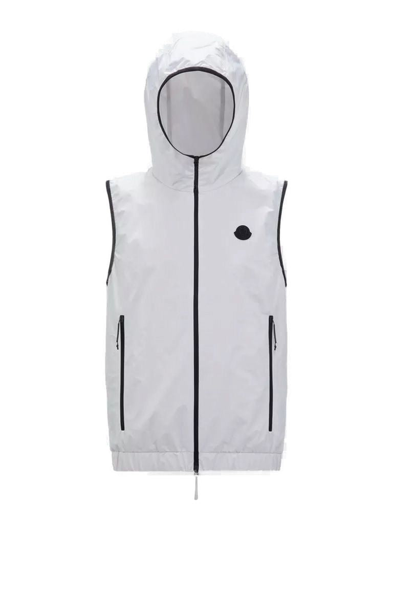 Men's Open Grey SS24 Vest - Moncler Vallese