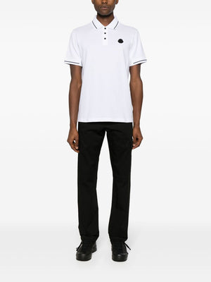 MONCLER Black Cotton Blend Men's Pants for SS24