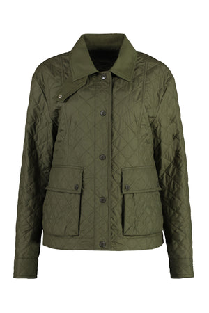 MONCLER Galene Techno Fabric Jacket in Green for Women - Size Guide Included
