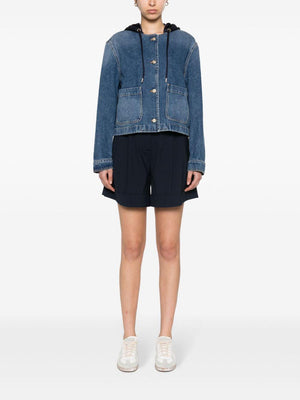 MONCLER Navy Blue Women's Spring/Summer 2024 Jacket