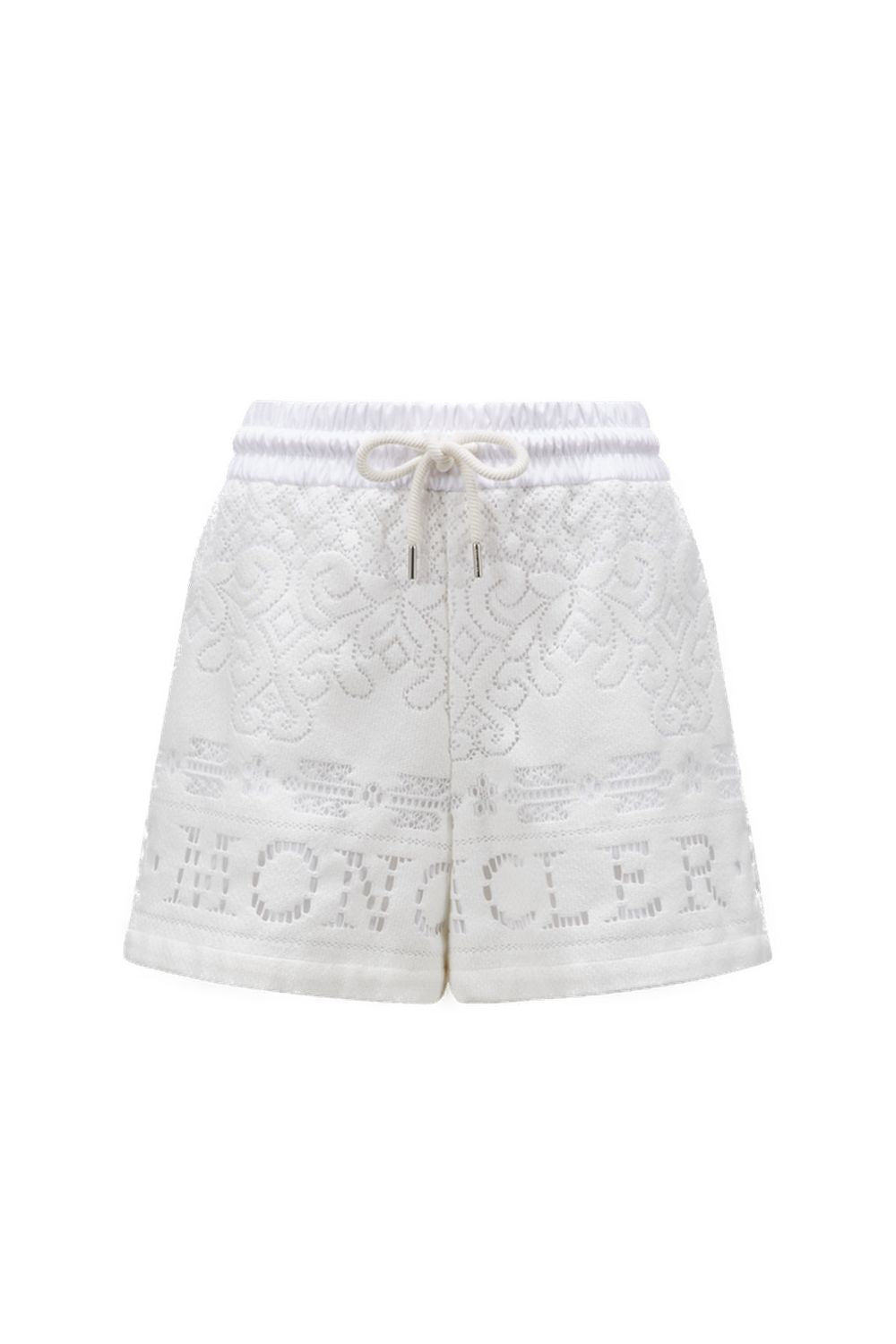 MONCLER Beige Women's Cotton Blend Shorts for SS24