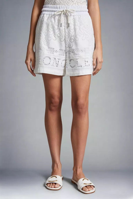 MONCLER Beige Women's Cotton Blend Shorts for SS24