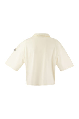 MONCLER Oversized Short-Sleeved Polo Shirt