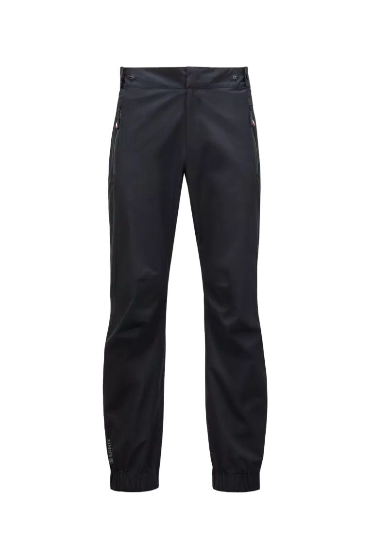 Men's Black Polyester Pants for SS24 by Moncler