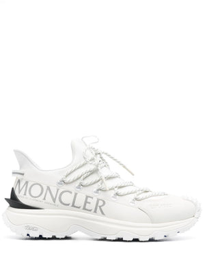 MONCLER Lightweight White Outdoor Trainers for Men - Ideal for SS24