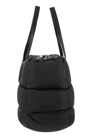 MONCLER Quilted Tote Handbag in Black for Women - 2024 SS Collection