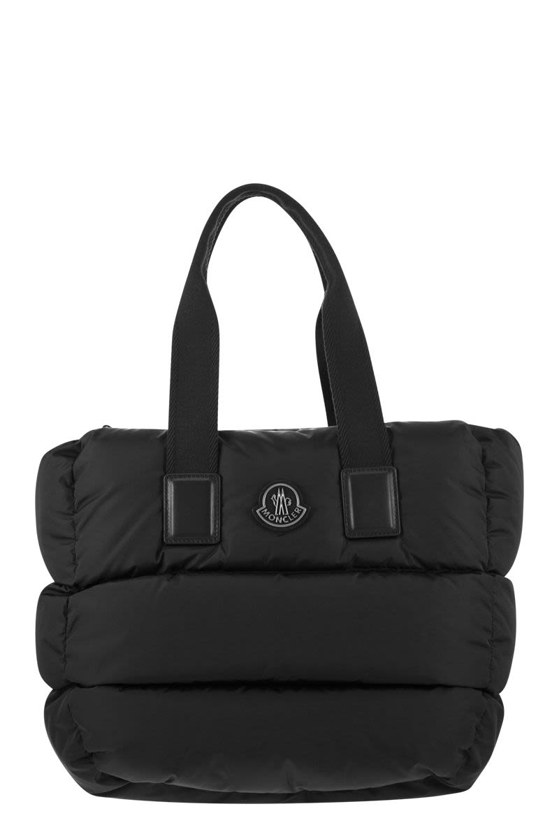 MONCLER Quilted Tote Handbag in Black for Women - 2024 SS Collection