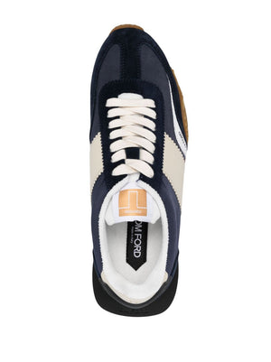 TOM FORD Midnight Strider Suede Sneakers