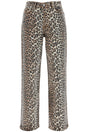 GANNI Animal Print Jeans - Size 28