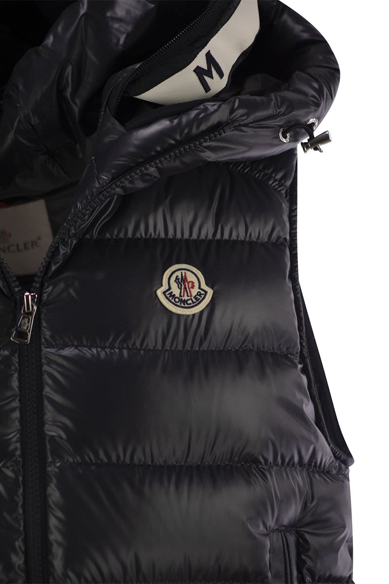 MONCLER Elite Winter Gilet with Dual Hoods