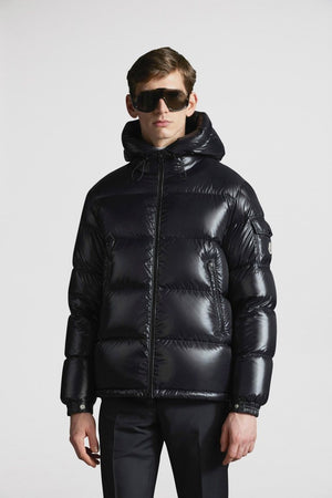 MONCLER Men's Ecrins Leather Jacket for FW24