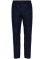 MONCLER Cashmere Blend Adjustable Drawstring Trousers for Men