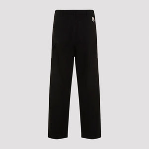 MONCLER Stretch Cotton Trousers for Men - FW24