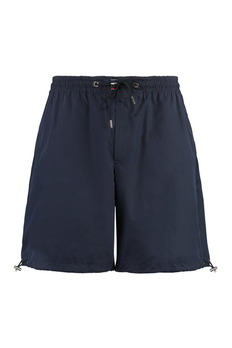 MONCLER Men's Adjustable Nylon Mini Shorts