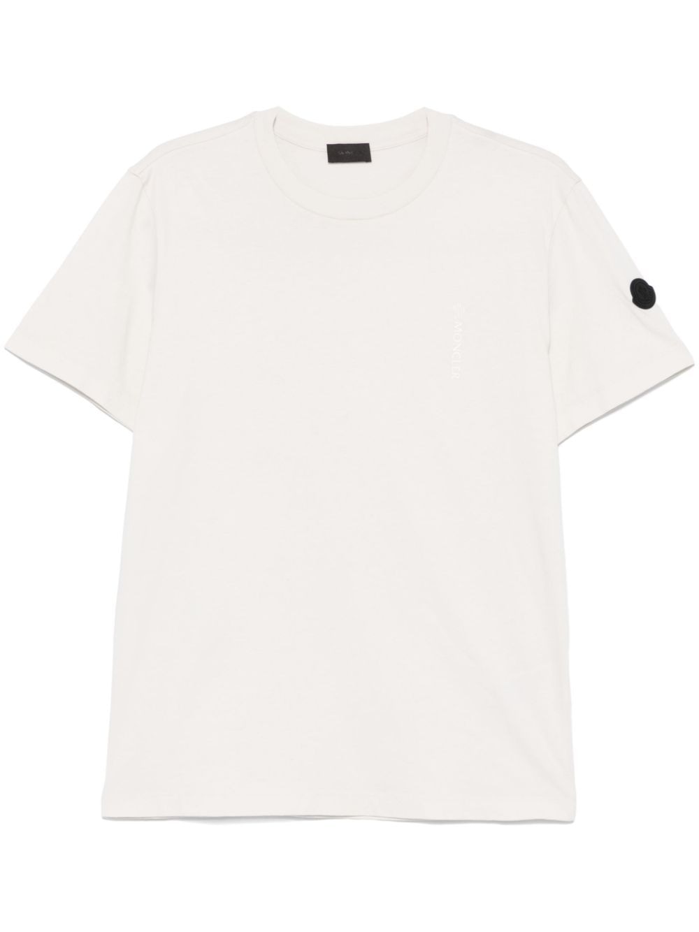 MONCLER Casual Straight Cut T-Shirt with Logo and Design