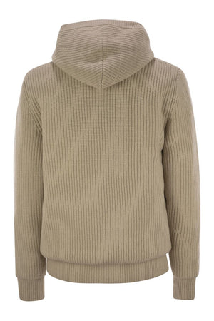 MONCLER Reversible Wool-Blend Sweatshirt for Men - Regular Fit