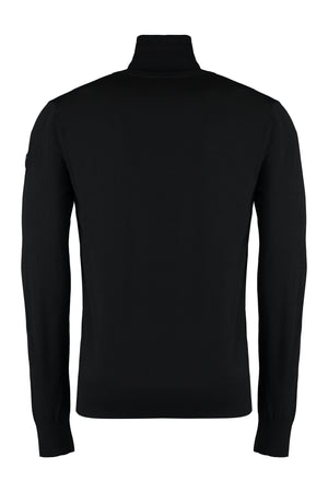 MONCLER Men's Virgin Wool Turtleneck Sweater