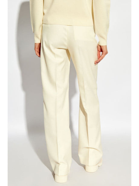 MONCLER Natural Camel Wide Pants for Women