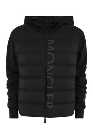 MONCLER Luxury Zip-Up Hooded Puffer Sweatshirt