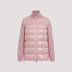 MONCLER Elegant Padded Front Cardigan with Sleek Sleeve Pocket