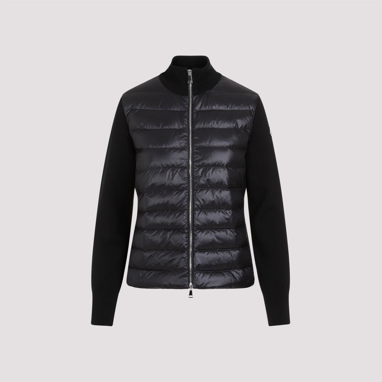 MONCLER Women's Cardigan with Nylon Panels