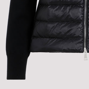 MONCLER Women's Cardigan with Nylon Panels