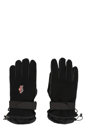 MONCLER GRENOBLE Men's Padded Gloves with Leather Inserts