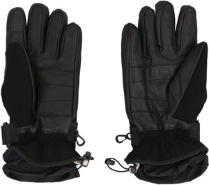 MONCLER GRENOBLE Men's Padded Gloves with Leather Inserts