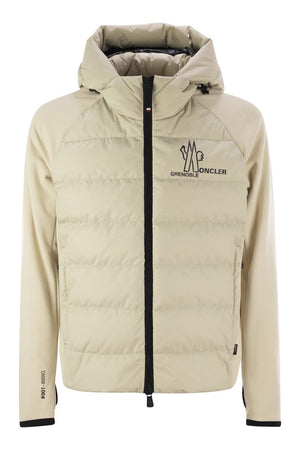 MONCLER GRENOBLE PADDED SWEATSHIRT WITH ZIP