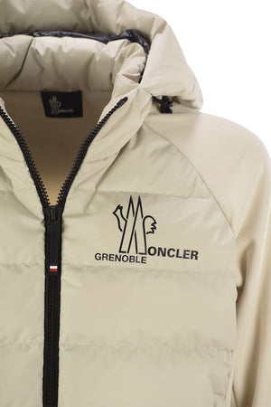 MONCLER GRENOBLE PADDED SWEATSHIRT WITH ZIP