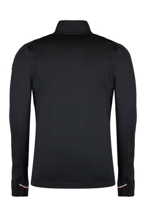 MONCLER GRENOBLE Technical Fabric Long Sleeve T-Shirt