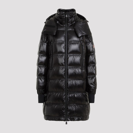 MONCLER GRENOBLE Elegant Long Parka with Feather Down