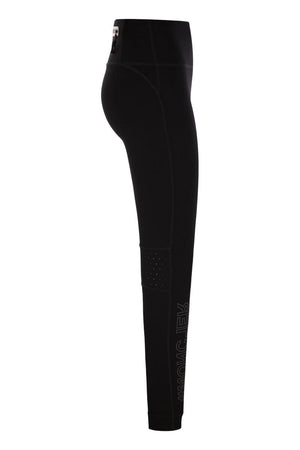 MONCLER GRENOBLE High-Performance Active Leggings with Zip Pocket