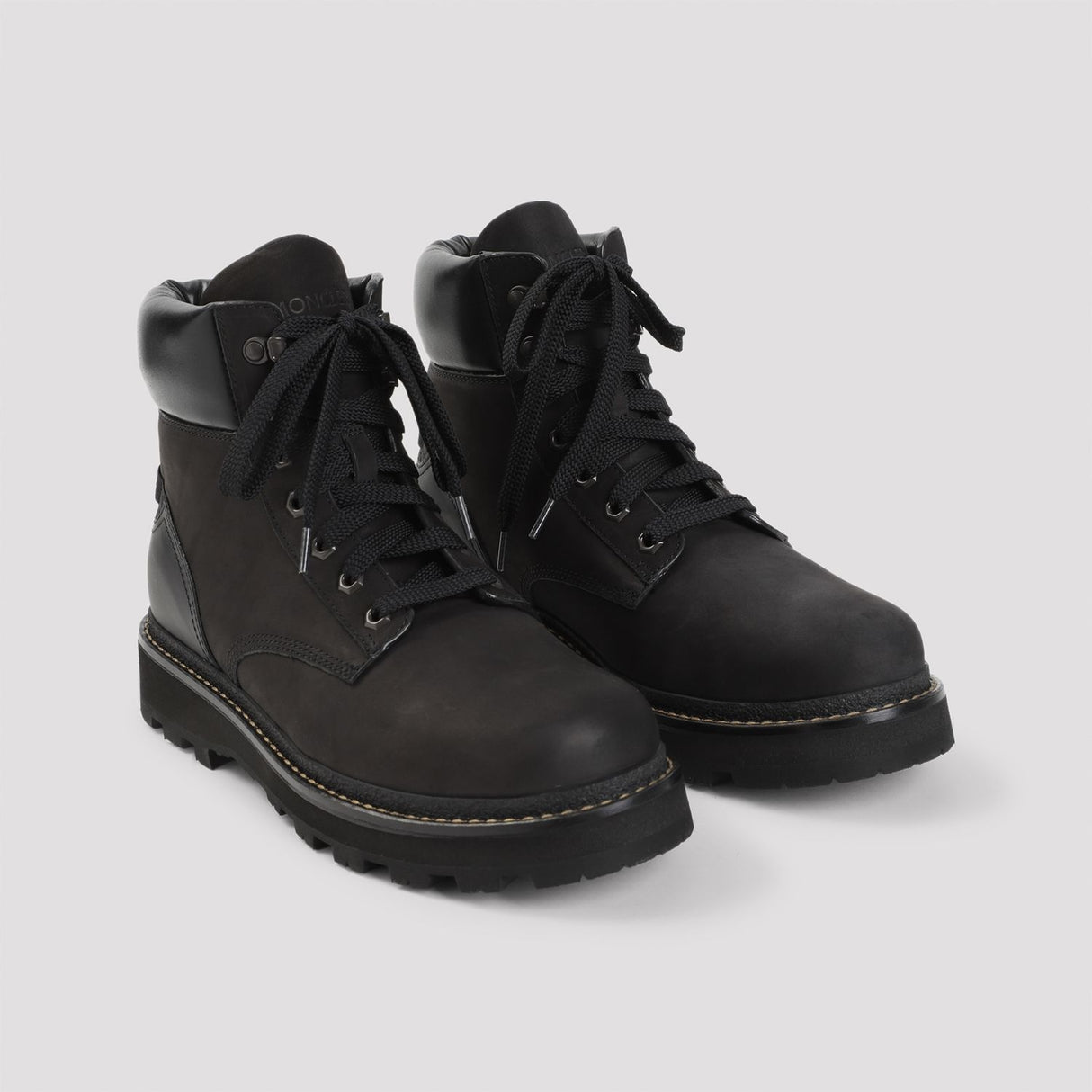 MONCLER Men's Leather Boots - Fall Winter 2024 Collection