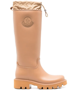 MONCLER Camel High Rain Boot for Women