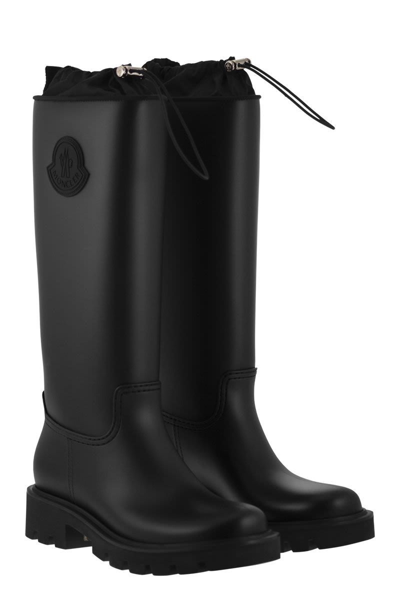 MONCLER Urban Chic Waterproof Knee-High Rain Boots