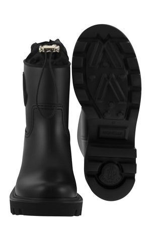 MONCLER Chic Mini Rain Ankle Boots - Waterproof & Stylish