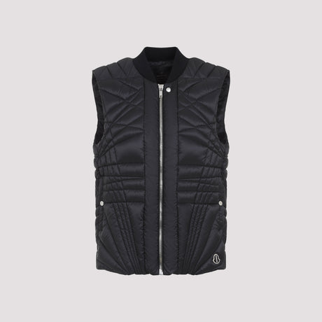 MONCLER RICK OWENS Mega Penta Flight Vest for Women - Lightweight Outerwear