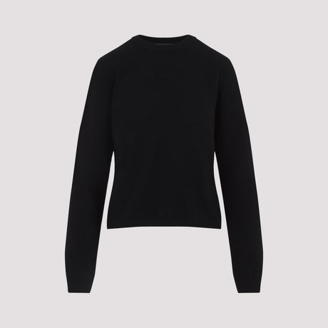 MONCLER RICK OWENS Biker Round Neck Pullover - Women's Lightweight Knit