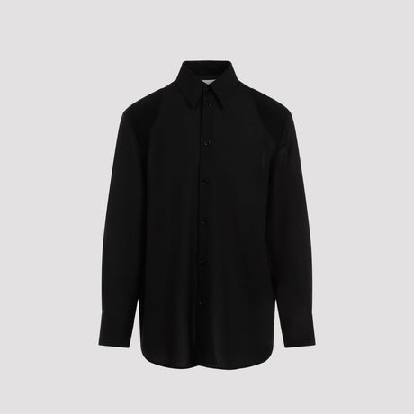 JIL SANDER Virgin Wool Long Sleeve Shirt for Men