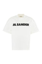 JIL SANDER Men's White Logo Cotton T-Shirt for SS24