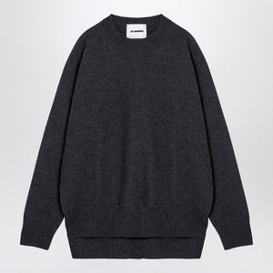 JIL SANDER Elegant Grey Wool Sweater