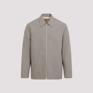 JIL SANDER Luxury Pure Virgin Wool Shirt - Slate Gray