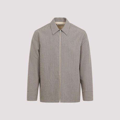 JIL SANDER Luxury Pure Virgin Wool Shirt - Slate Gray