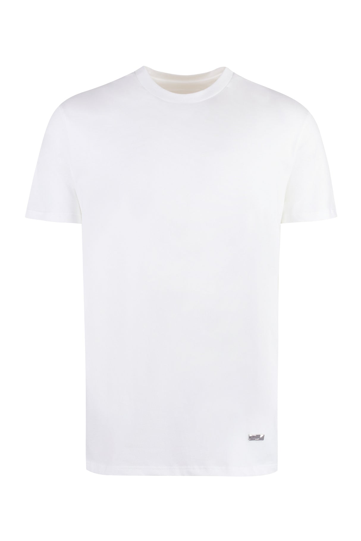 JIL SANDER Men's Ribbed Cotton Crew-Neck T-Shirt