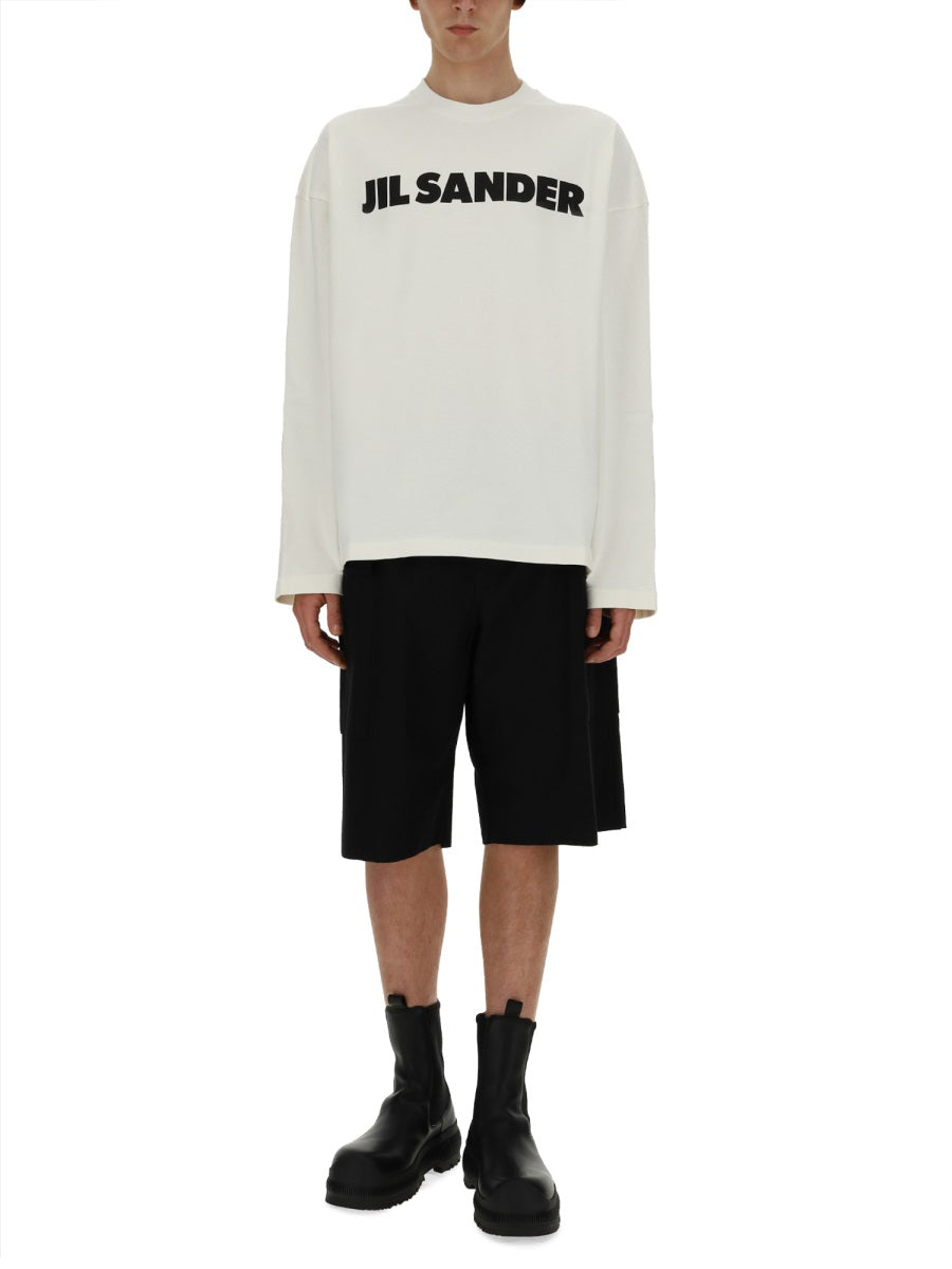 JIL SANDER Classic Logo T-Shirt for Men - Size L