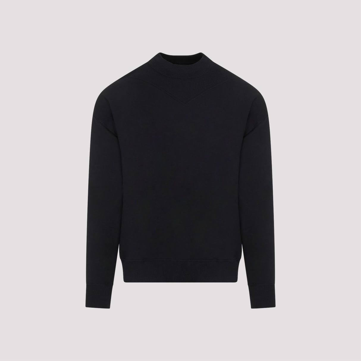 JIL SANDER Men's Black Cotton Sweatshirt for SS24